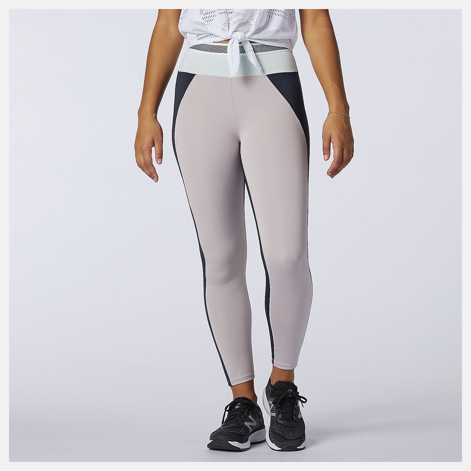 Achiever Remix High Rise 7/8 Tight | New Balance Clothing Logwood - Women