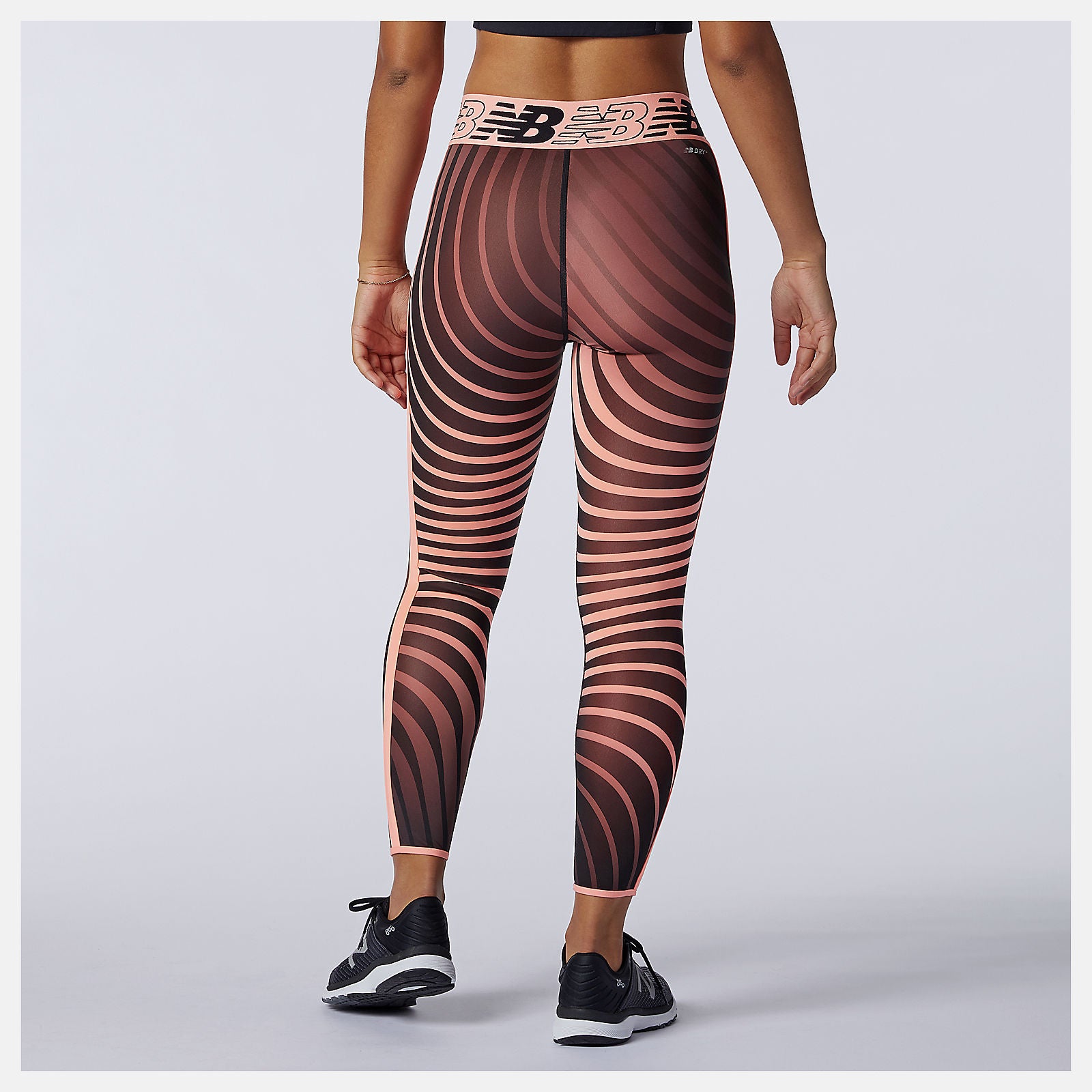 Relentless Printed High Rise 7/8 Tight | New Balance Clothing Paradise Pink - Women