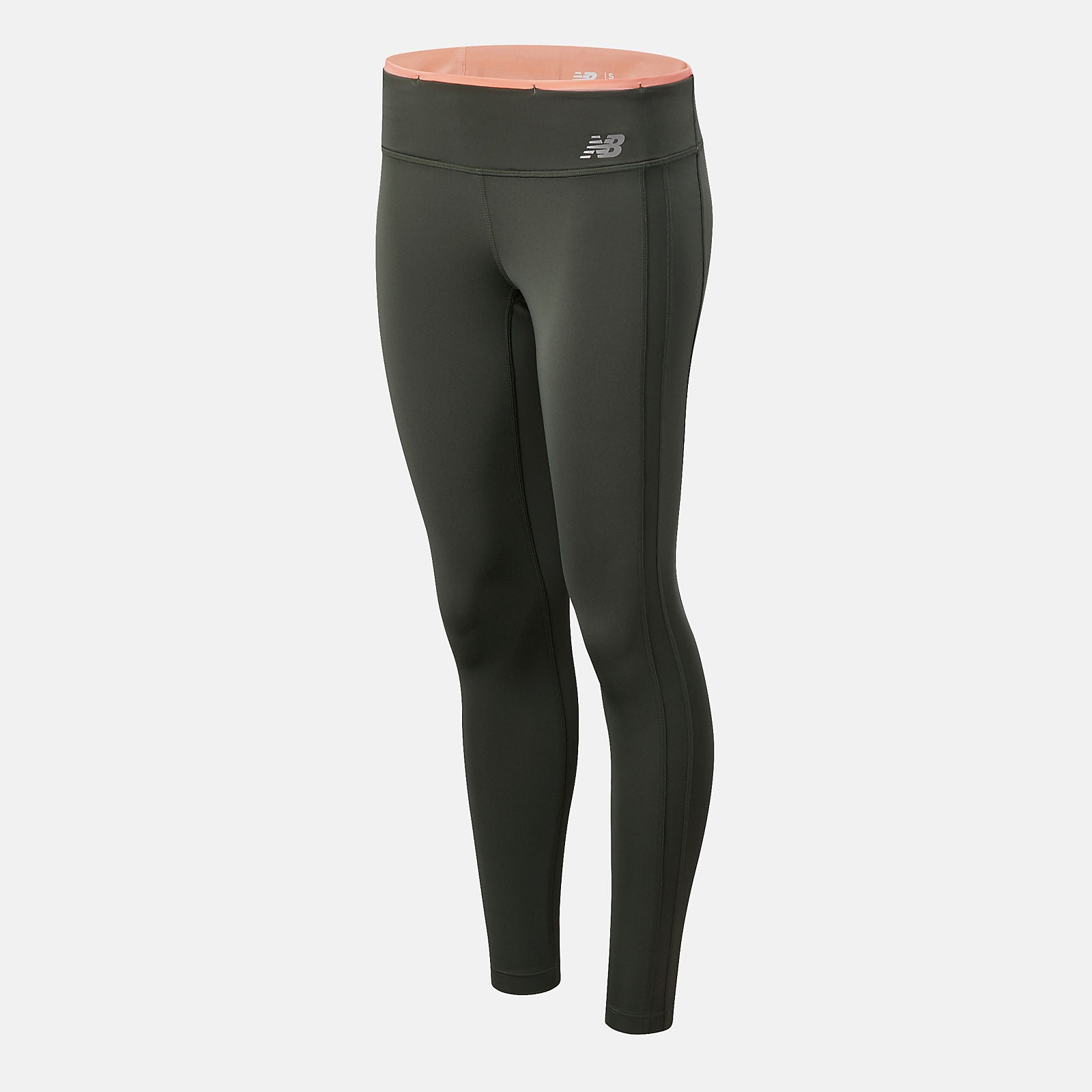 Accelerate Colorblock Tight | New Balance Clothing Black Spruce - Women