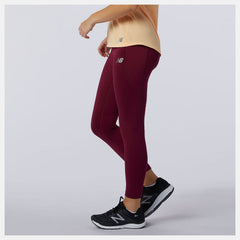 Printed Impact Run Crop | New Balance Clothing Garnet - Women
