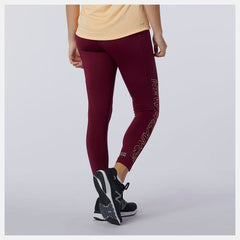 Printed Impact Run Crop | New Balance Clothing Garnet - Women