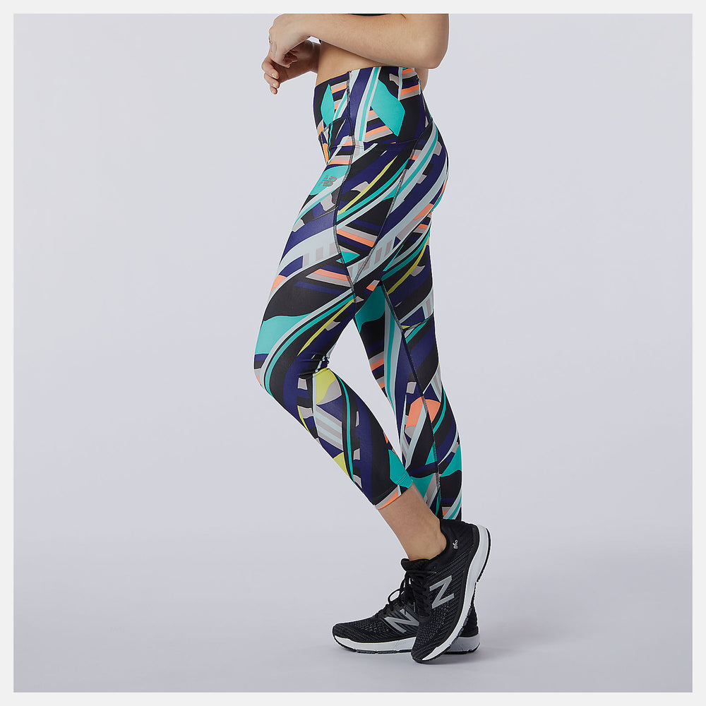 Printed Impact Run Crop | New Balance Clothing Multi Color - Women