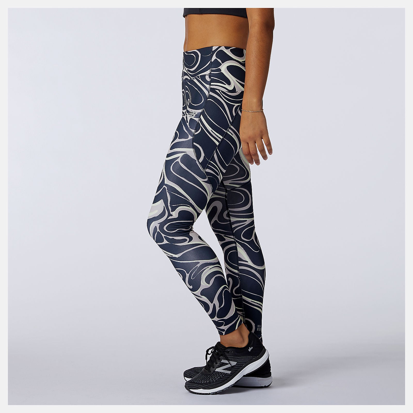 Printed Impact Run Tight | New Balance Clothing Logwood - Women