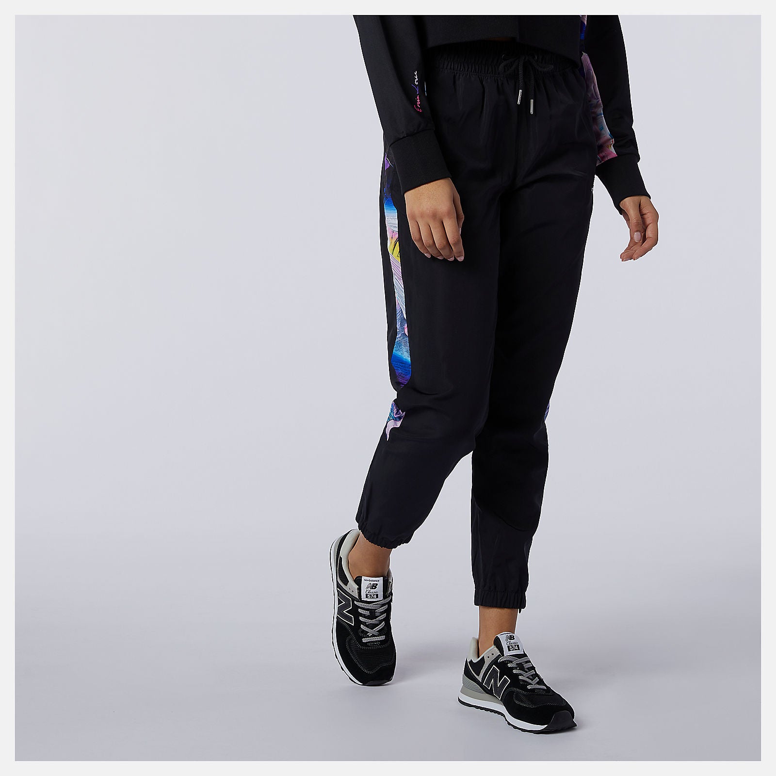 NB Athletics Erin Loree Woven Pant | New Balance Clothing Black - Women