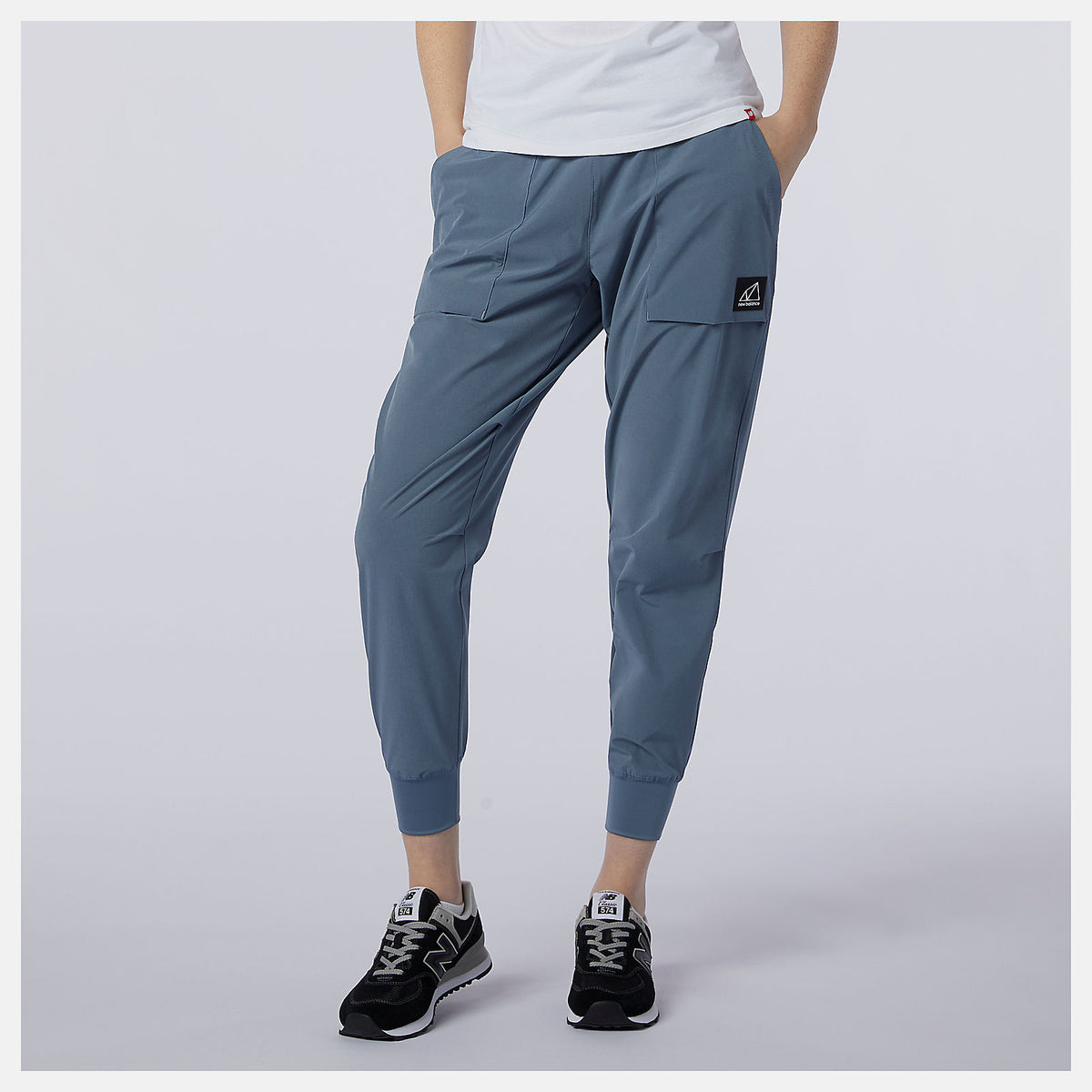 NB All Terrain Crop Pant | New Balance Clothing Ocean Grey - Women