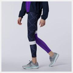 Fast Flight Printed Tight | New Balance Clothing Deep Violet - Women