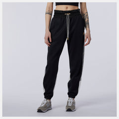 NB Athletics Higher Learning Stripe Track Pant | New Balance Clothing Black - Women