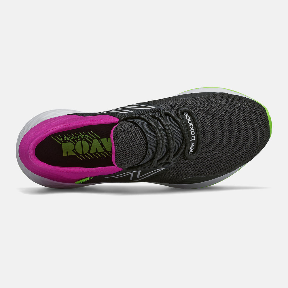 Fresh Foam Roav | New Balance Shoes Black/Poisonberry and Lime Glo - Women