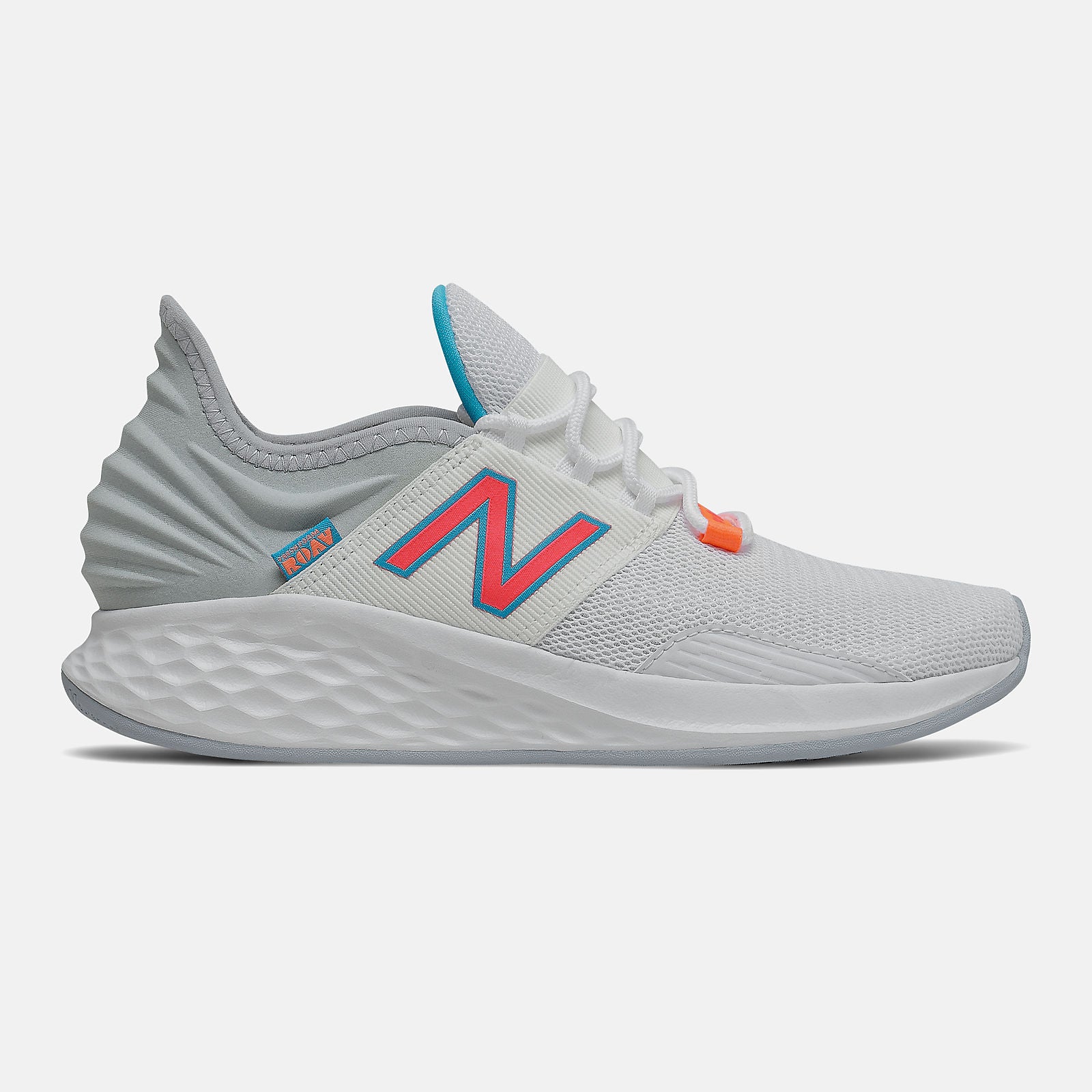 Fresh Foam Roav | New Balance Shoes White/Vivid Coral - Women