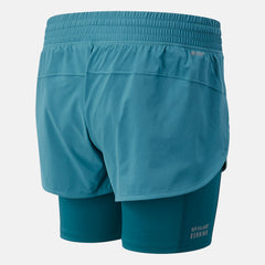 Printed Impact Run 2 In 1 Short | New Balance Clothing Sea - Women