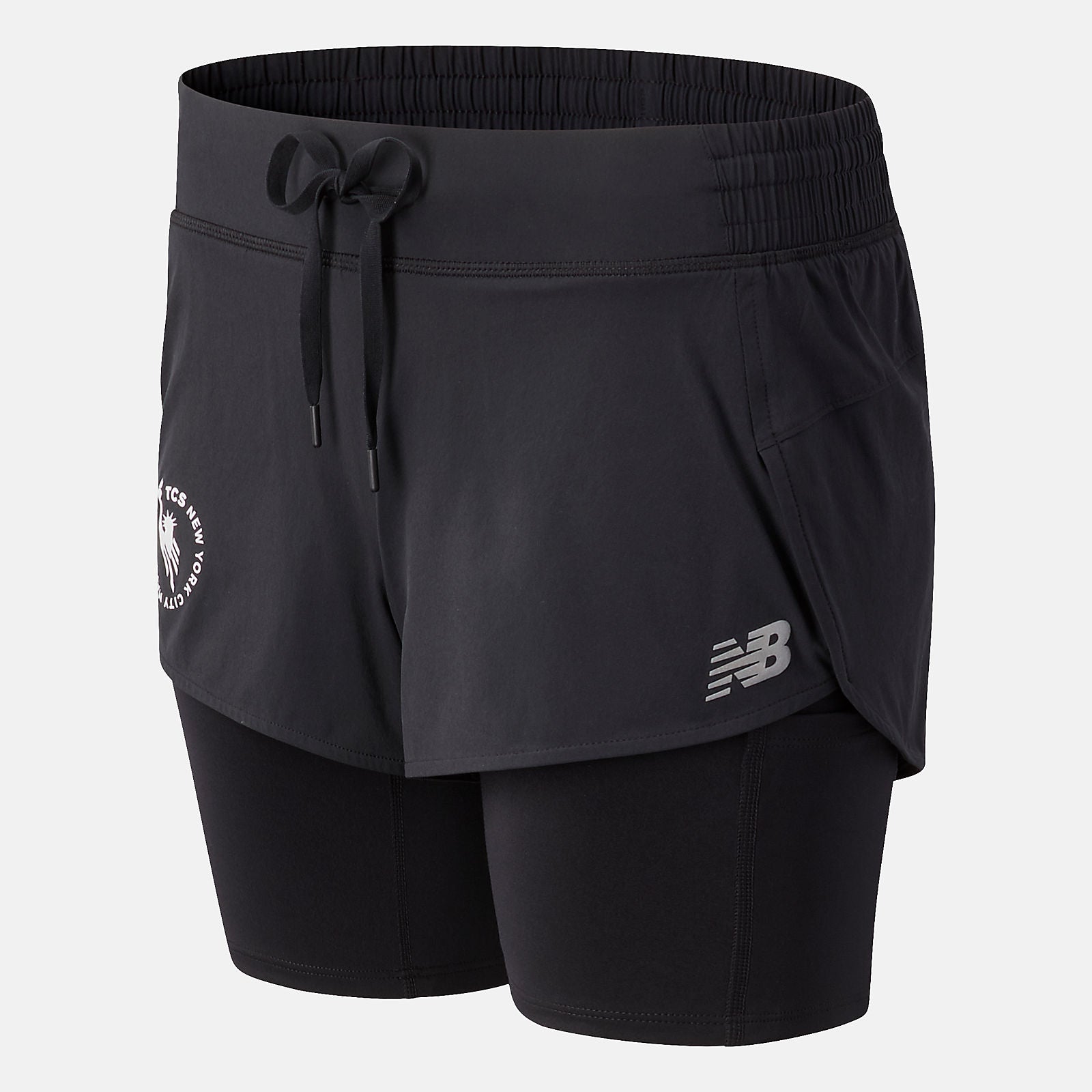 NYC Marathon Impact Run 2 In 1 Short | New Balance Clothing Black - Women
