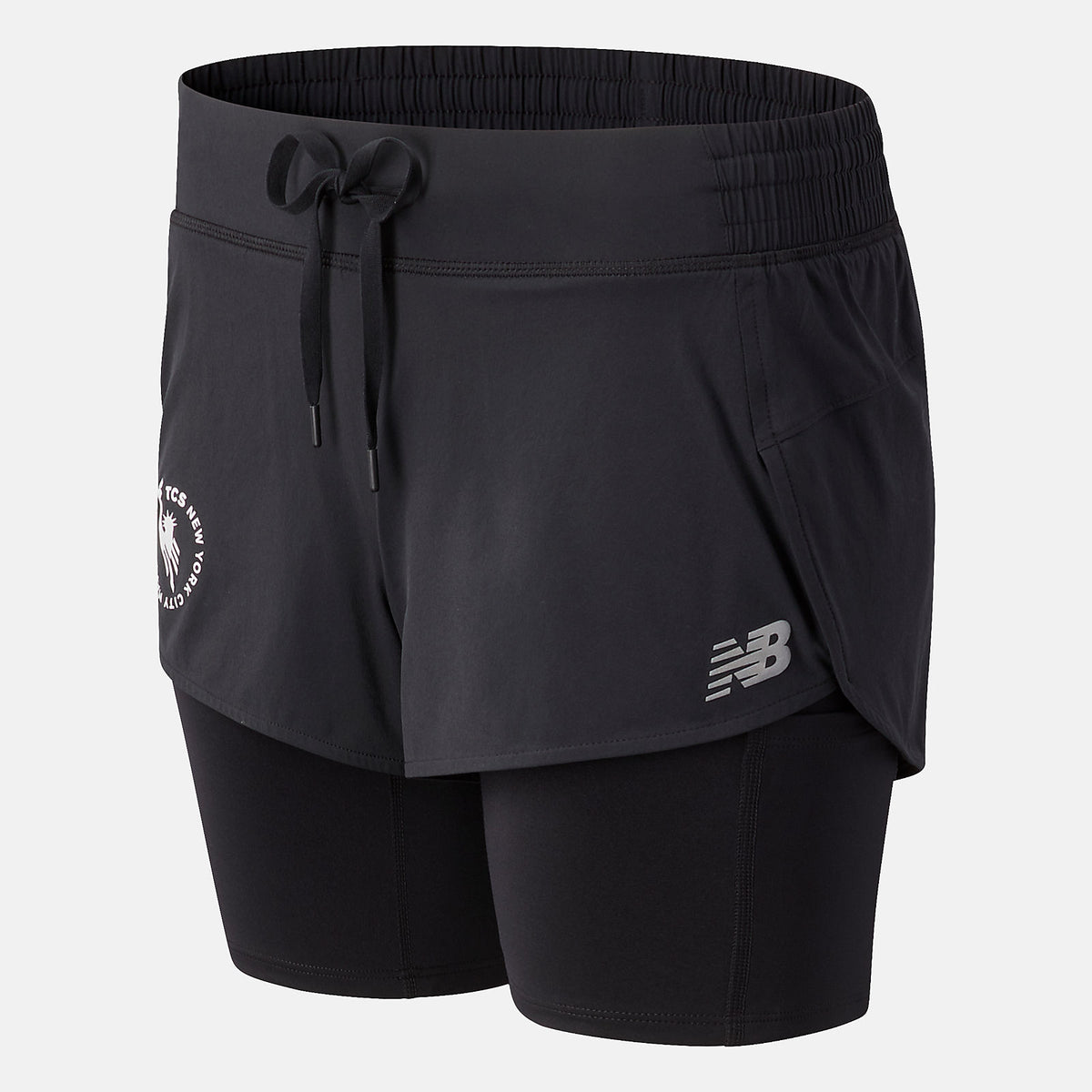NYC Marathon Impact Run 2 In 1 Short | New Balance Clothing Black - Women