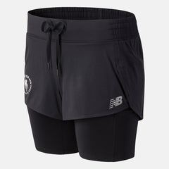 NYC Marathon Impact Run 2 In 1 Short | New Balance Clothing Black - Women