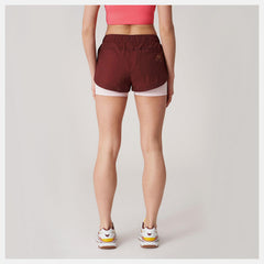 Bandier Woven tech Short | New Balance Clothing Deep Mauve - Women
