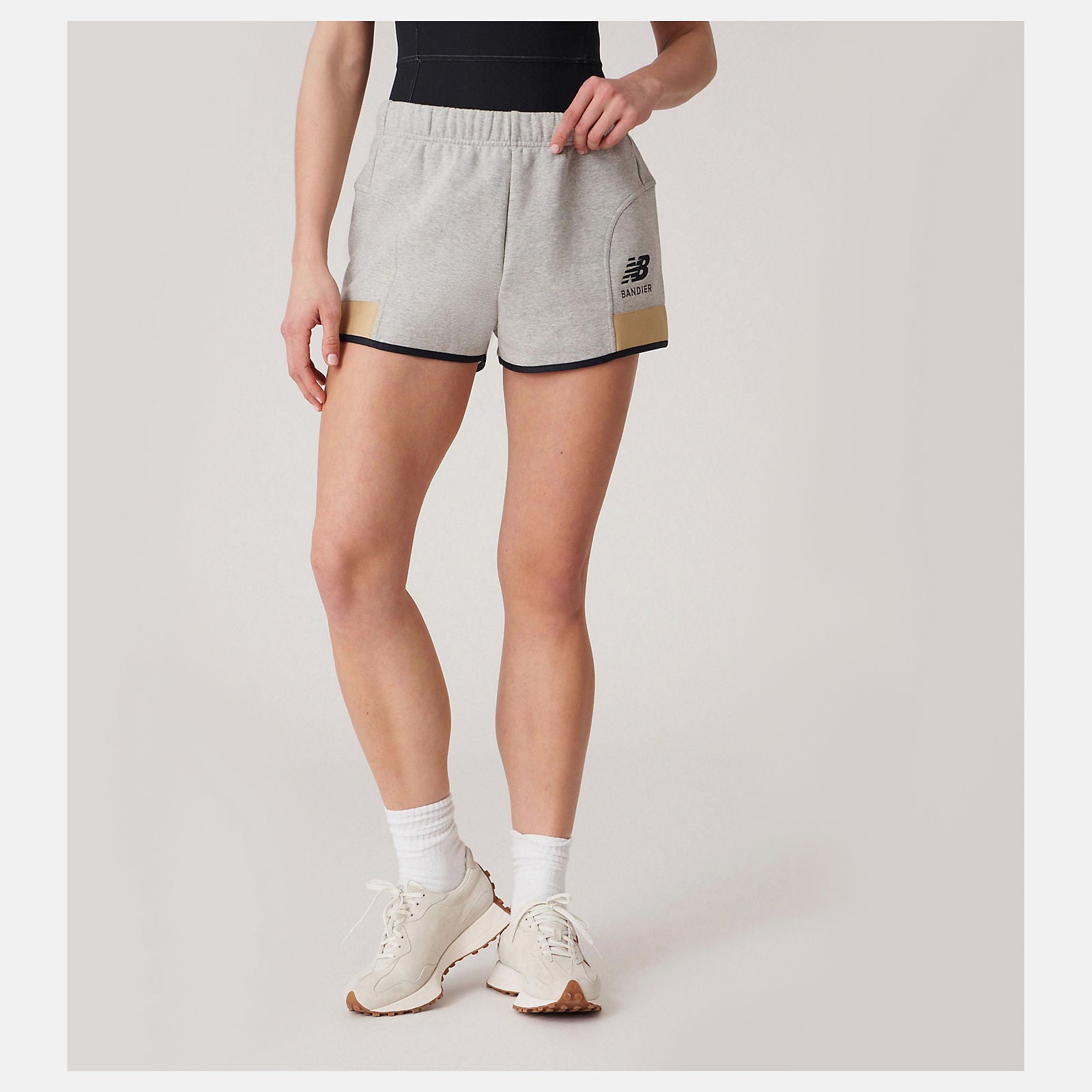 Bandier Fleece Short | New Balance Clothing Athletic Grey - Women