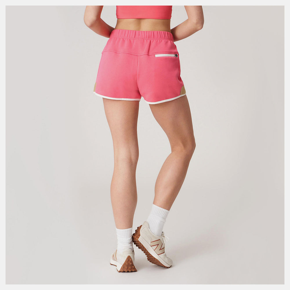 Bandier Fleece Short | New Balance Clothing Watermelon - Women