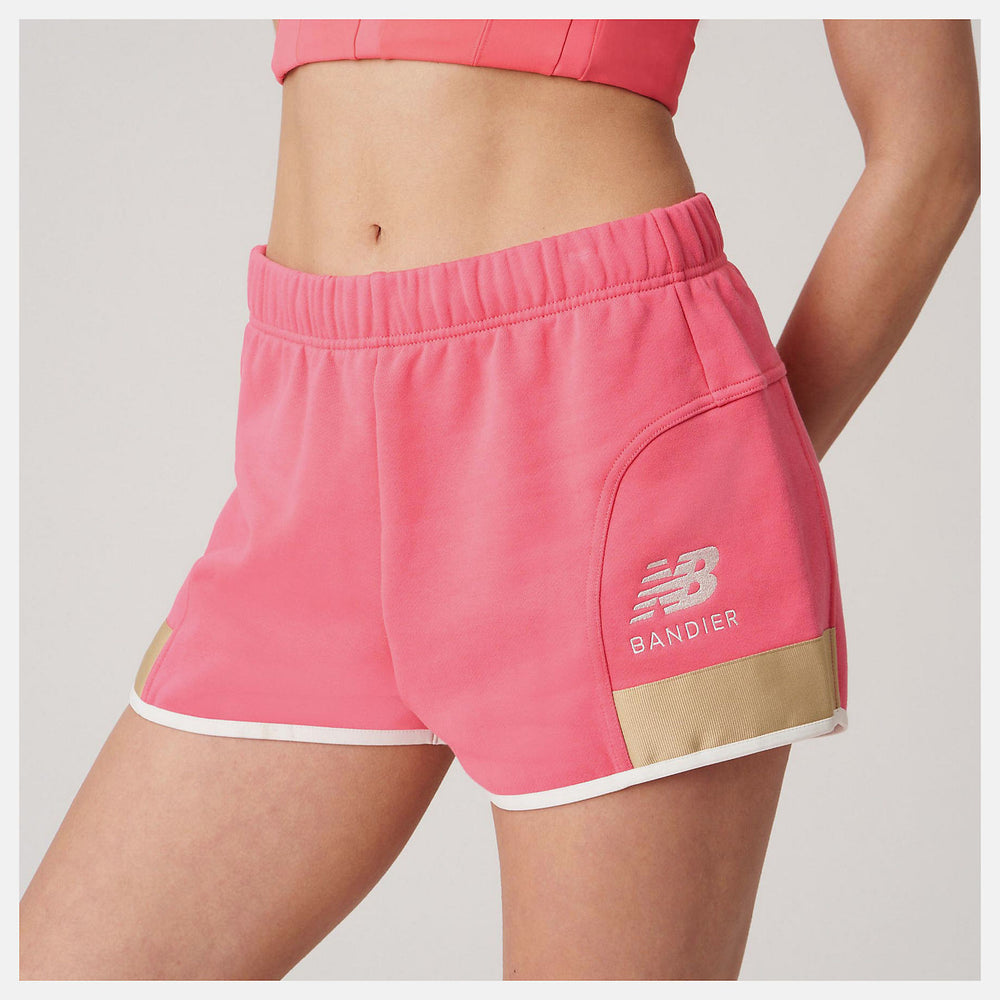 Bandier Fleece Short | New Balance Clothing Watermelon - Women