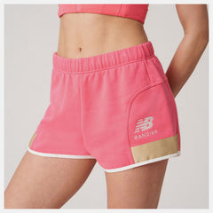 Bandier Fleece Short | New Balance Clothing Watermelon - Women
