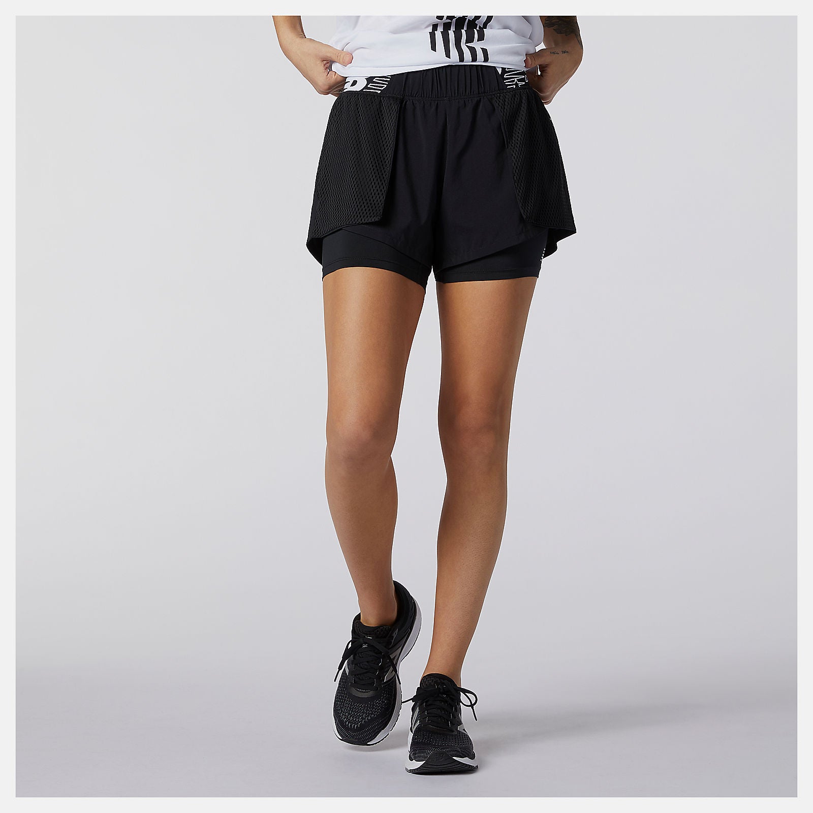Relentless 2 In 1 Short | New Balance Clothing Black - Women