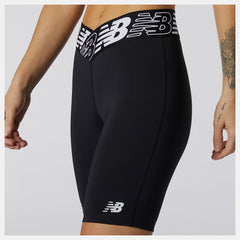 Relentless 8 inch Fitted Short | New Balance Clothing Black - Women