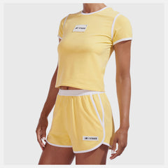 NB x Staud Terry Run Short | New Balance Clothing Yellow - Women