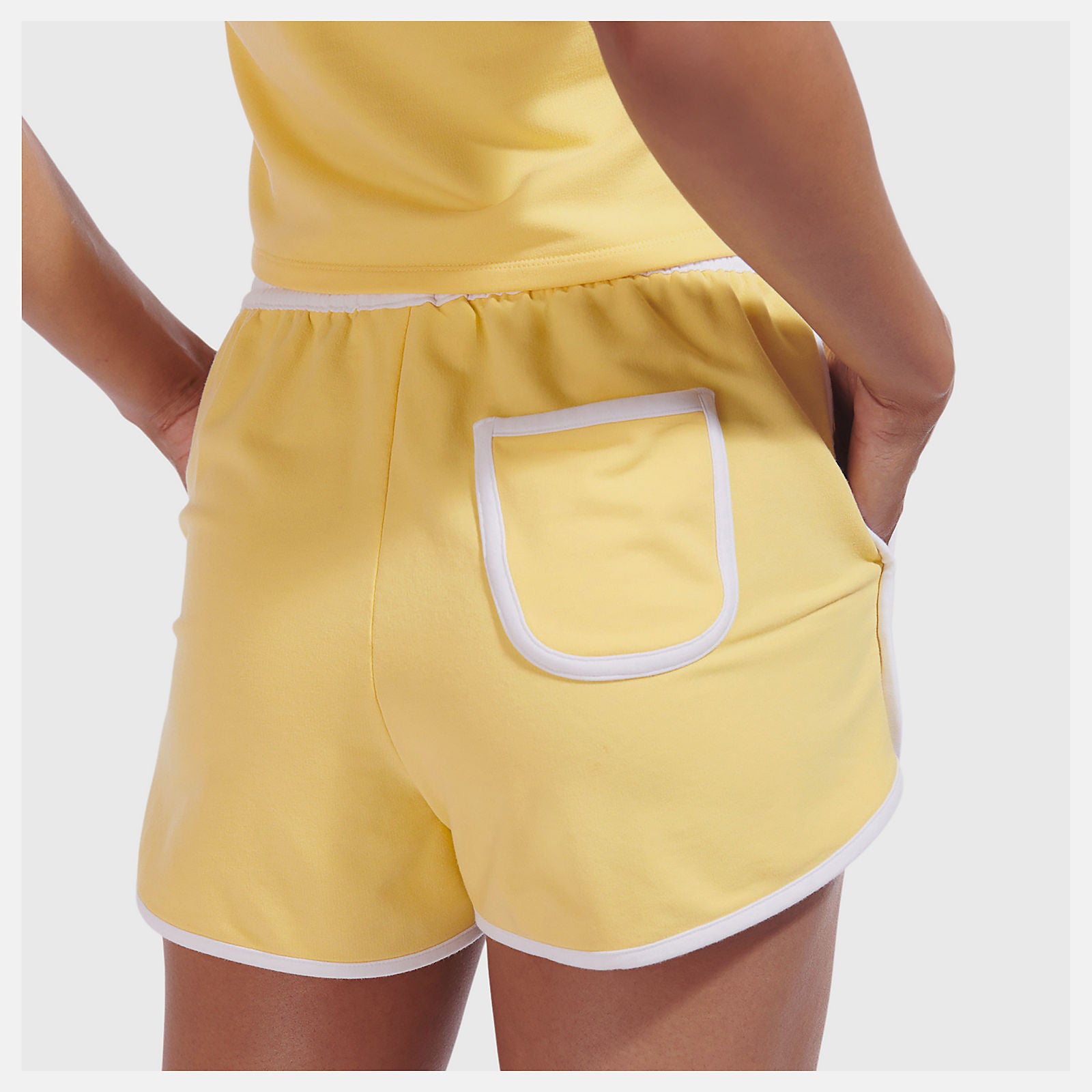 NB x Staud Terry Run Short | New Balance Clothing Yellow - Women