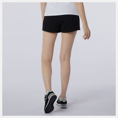 NB Essentials Knit Short | New Balance Clothing Black - Women