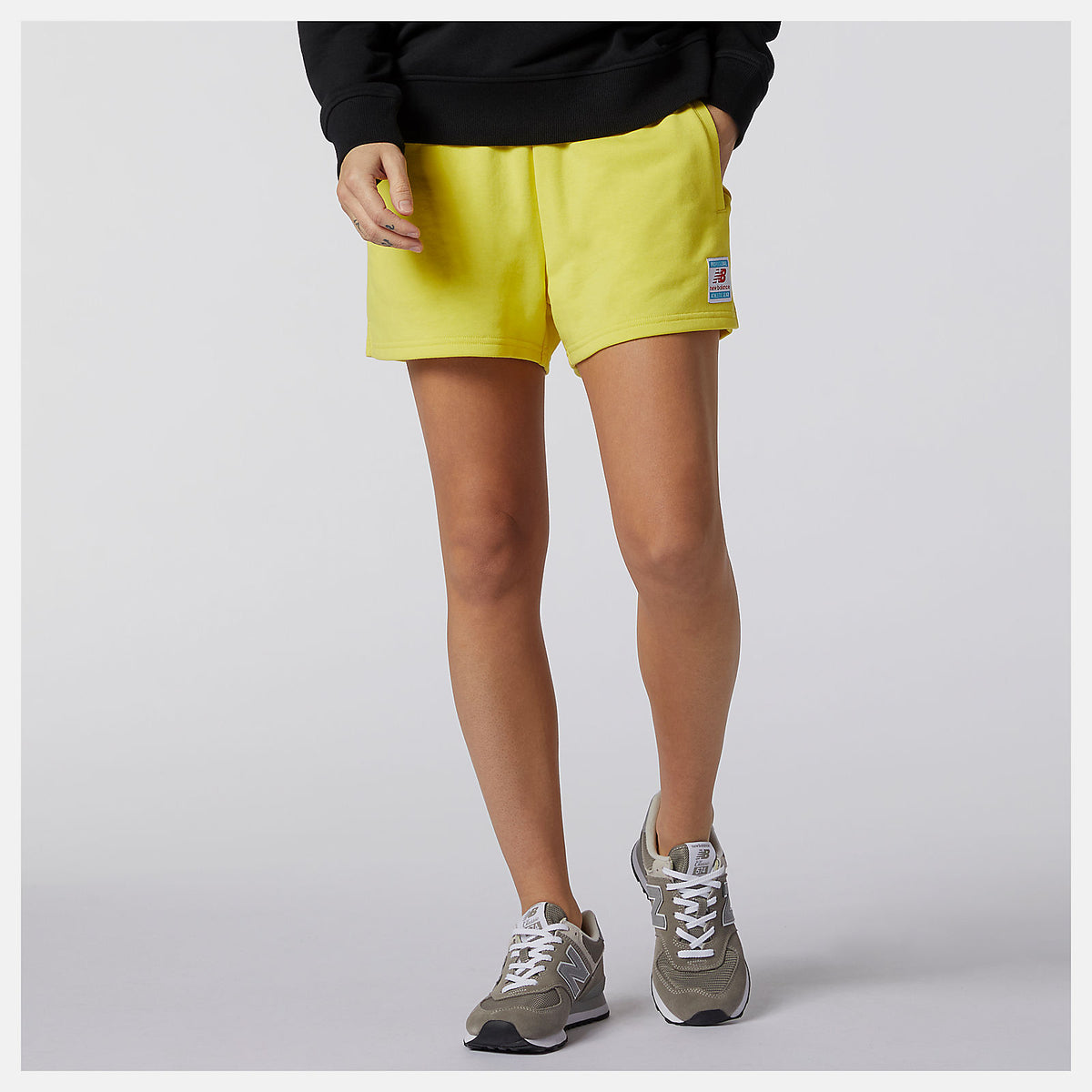 NB Essentials Knit Short | New Balance Clothing First Light - Women