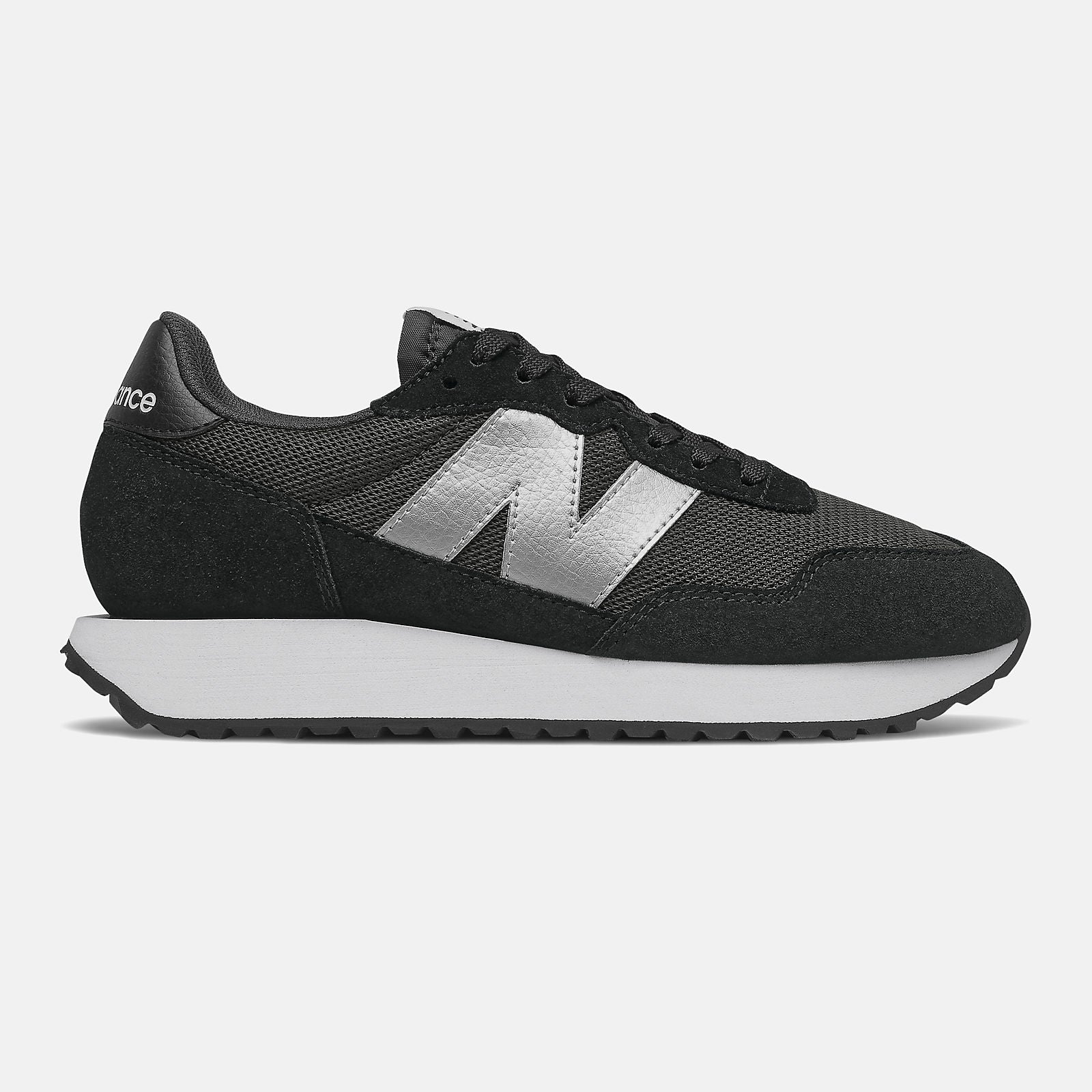 237 | New Balance Shoes Black/Silver Metallic - Women