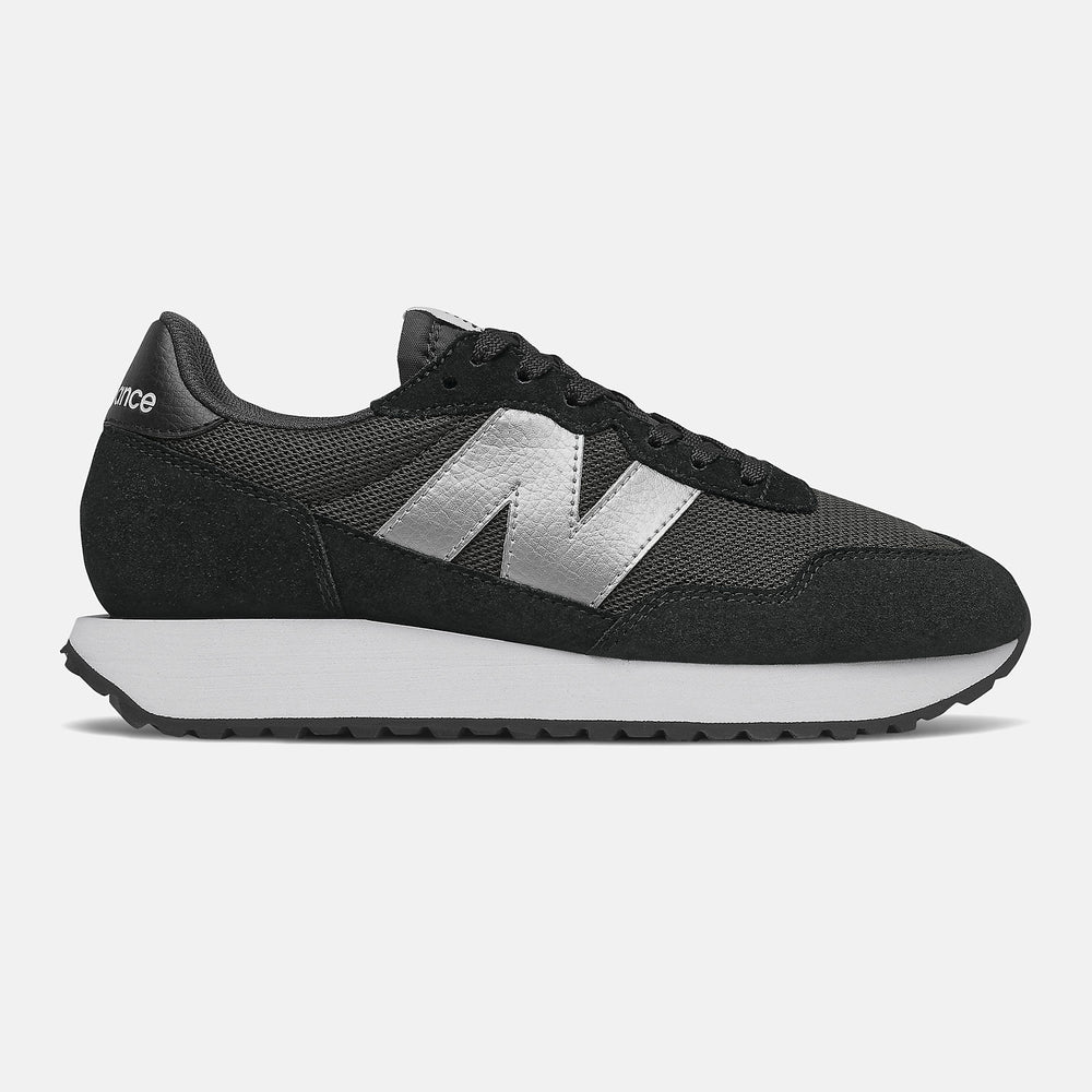 237 | New Balance Shoes Black/Silver Metallic - Women