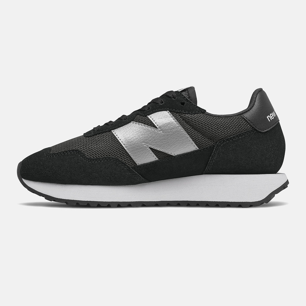 237 | New Balance Shoes Black/Silver Metallic - Women