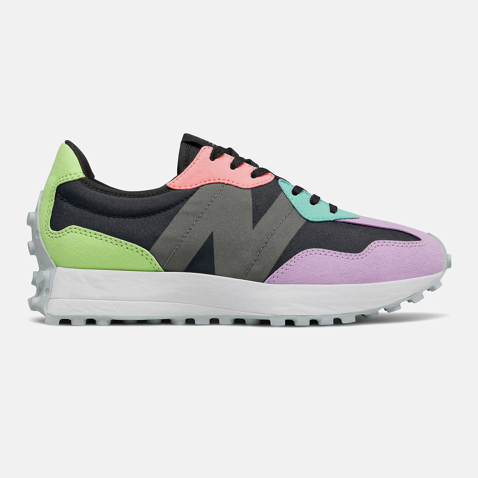 327 | New Balance Shoes Black/Dark Violet - Women