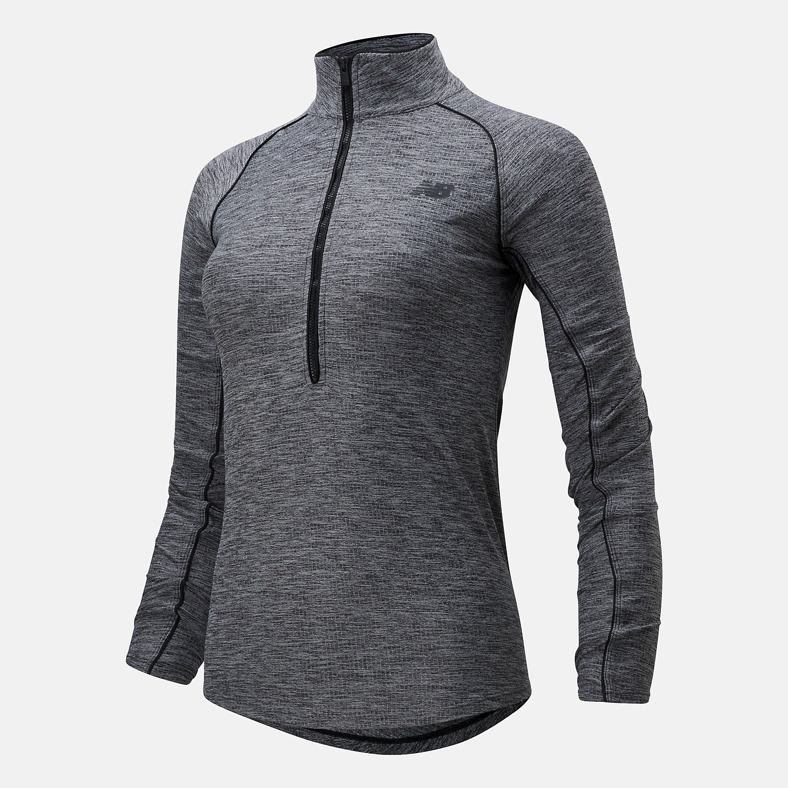 Transform 1/2 Zip | New Balance Clothing Black Heather - Women