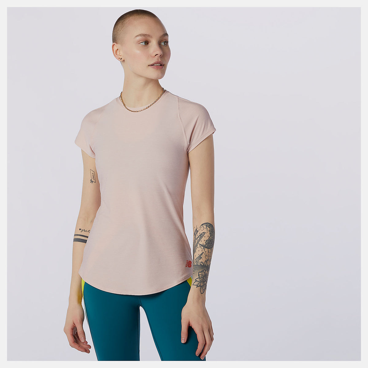 Transform Perfect T | New Balance Clothing Oyster Pink - Women