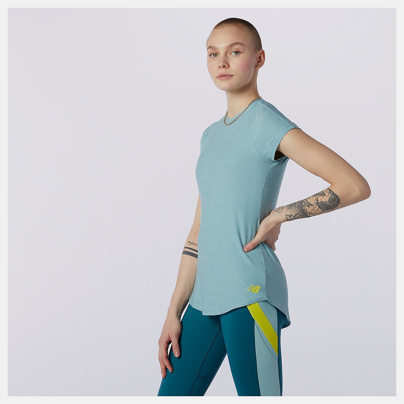 Transform Perfect T | New Balance Clothing Storm Blue - Women
