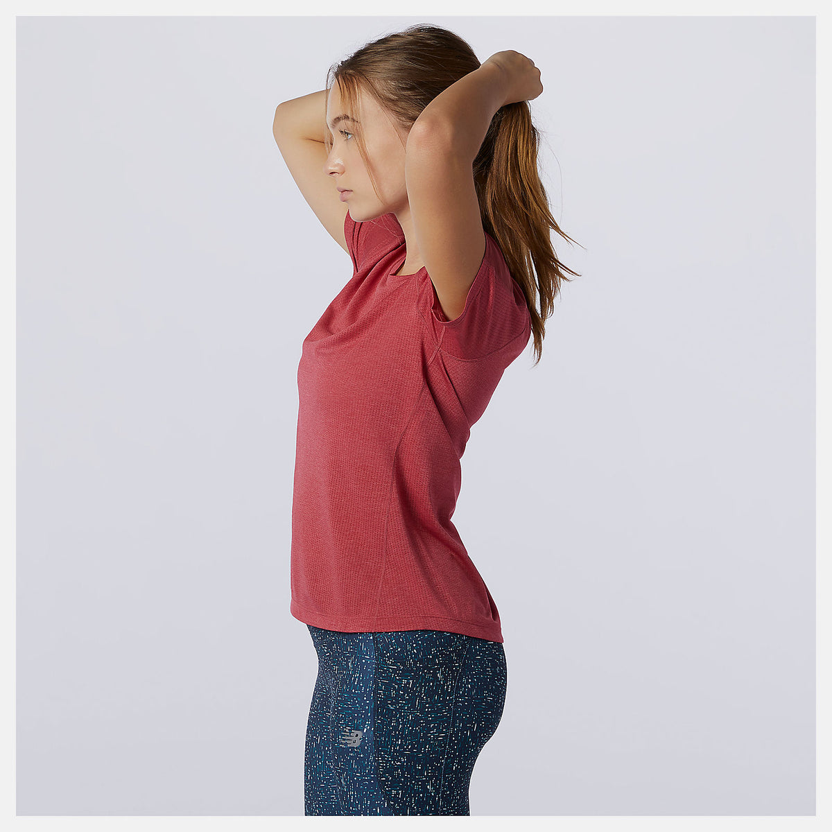 Impact Run Short Sleeve | New Balance Clothing Earth Red - Women