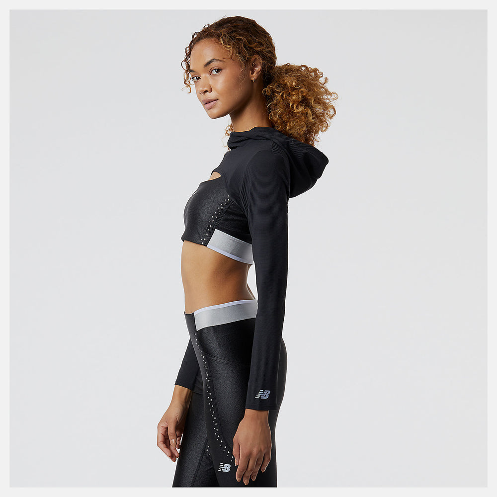 Syd Hooded Shrug | New Balance Clothing Black - Women