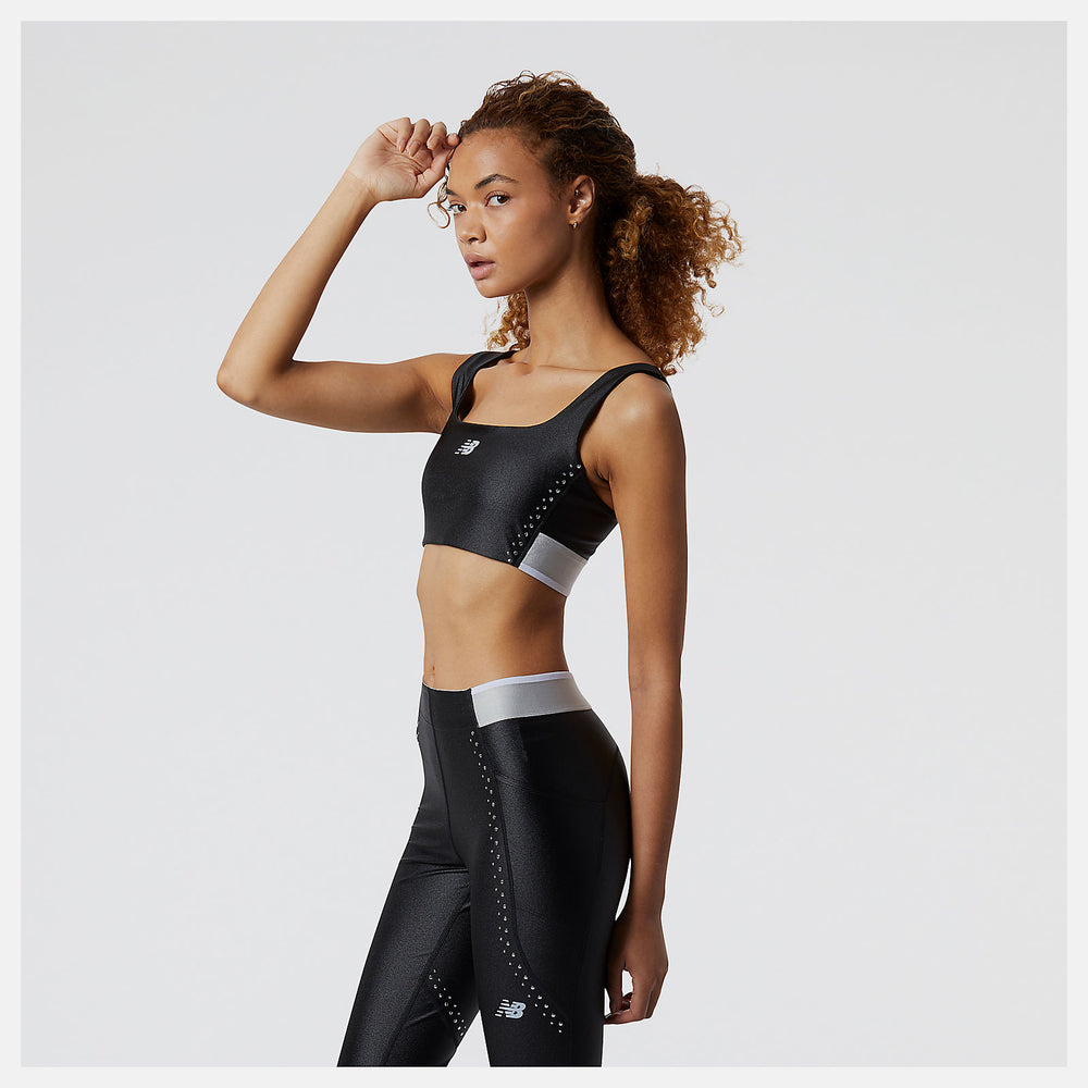 Syd Crop Bra | New Balance Clothing Black - Women