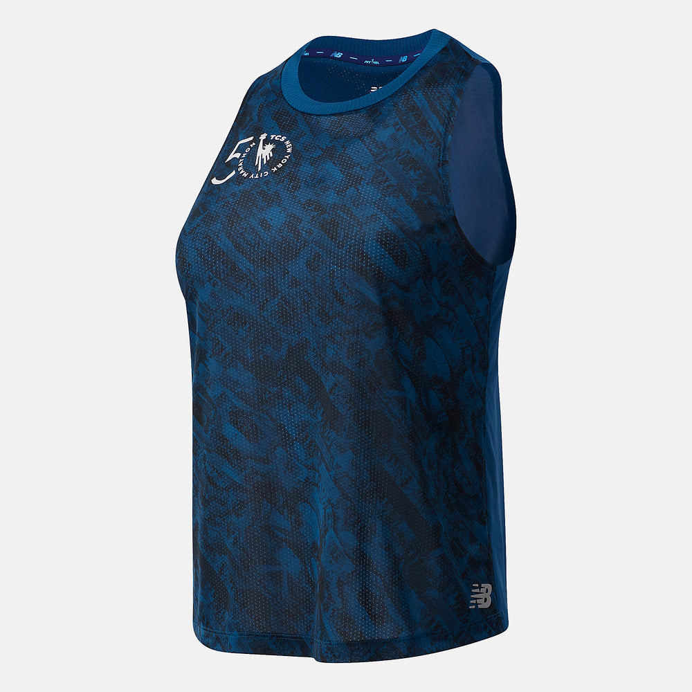 NYC Marathon Printed Impact Run Fashion Tank | New Balance Clothing Rogue Wave - Women