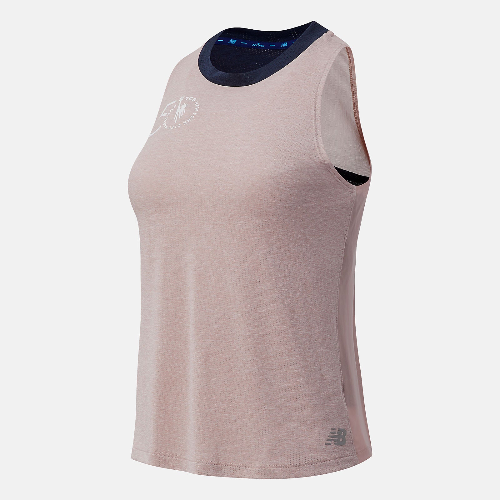 NYC Marathon Impact Run Fashion Tank | New Balance Clothing Saturn Pink - Women
