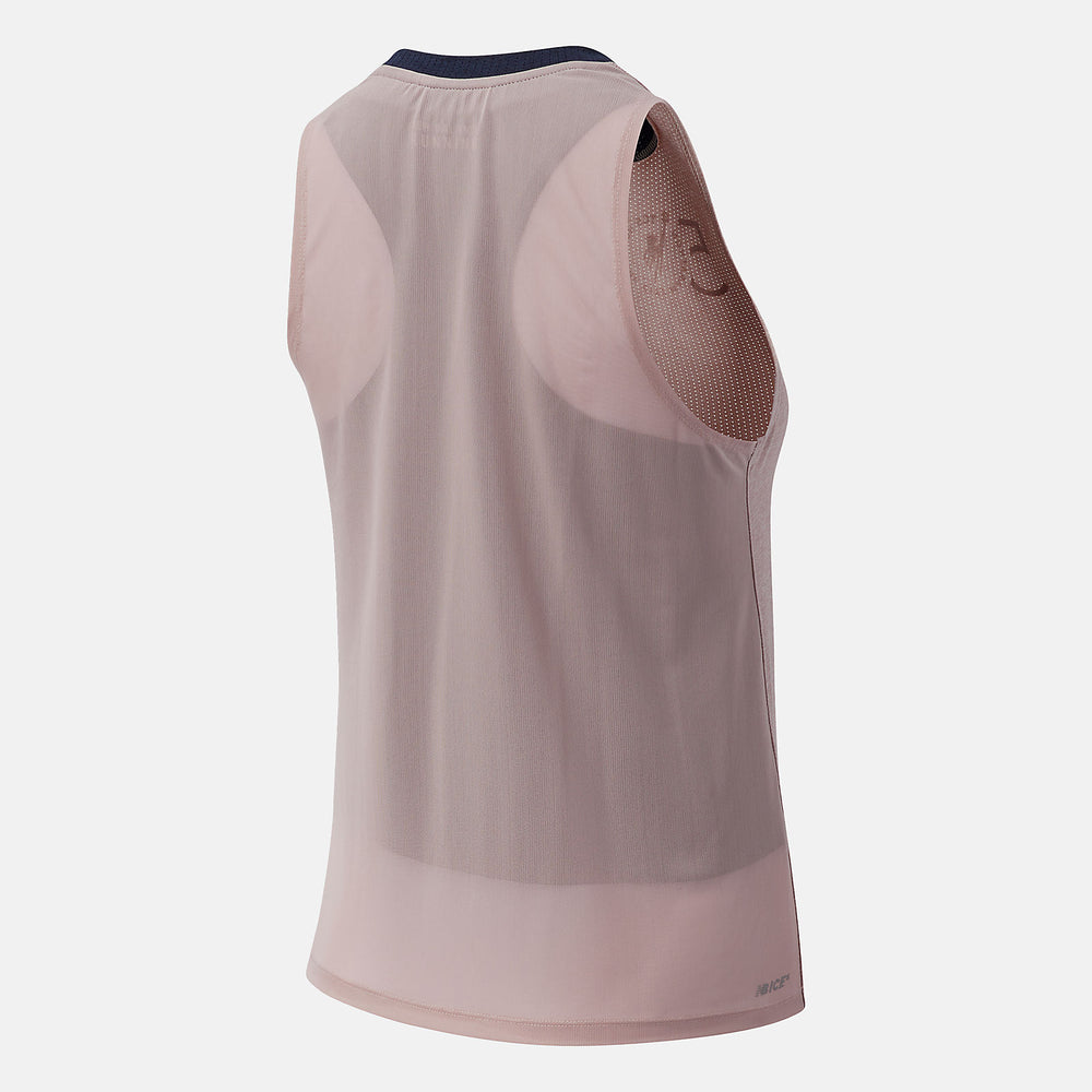 NYC Marathon Impact Run Fashion Tank | New Balance Clothing Saturn Pink - Women