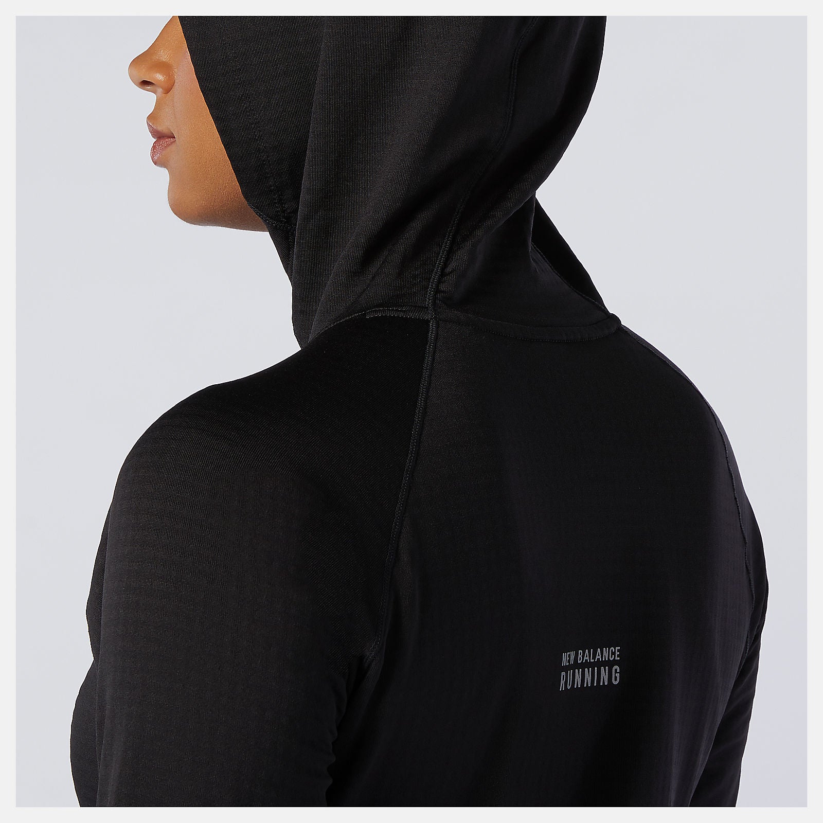 NB Heat Grid Hoodie | New Balance Clothing Black - Women