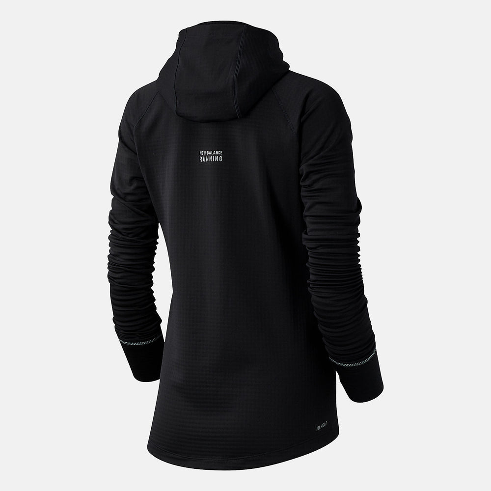 NB Heat Grid Hoodie | New Balance Clothing Black - Women
