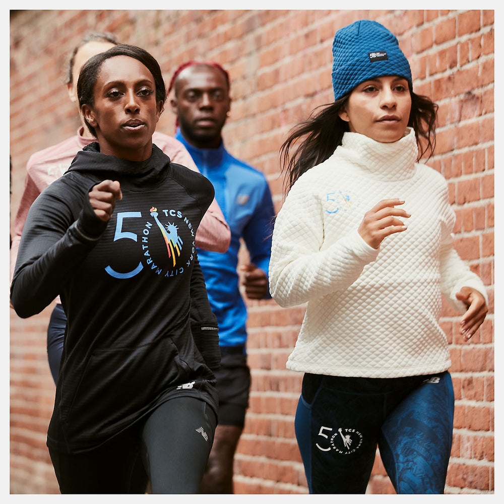 NYC Marathon NB Heat Grid Hoodie | New Balance Clothing Black - Women