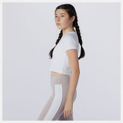 NB Athletics Podium Tee | New Balance Clothing White/Grey - Women