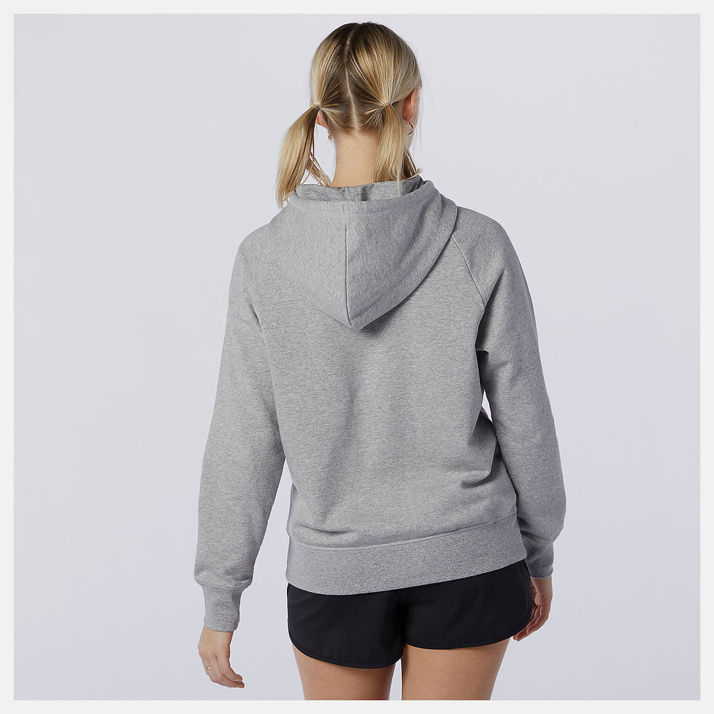 NB Essentials Pullover Hoodie | New Balance Clothing Athletic Grey - Women