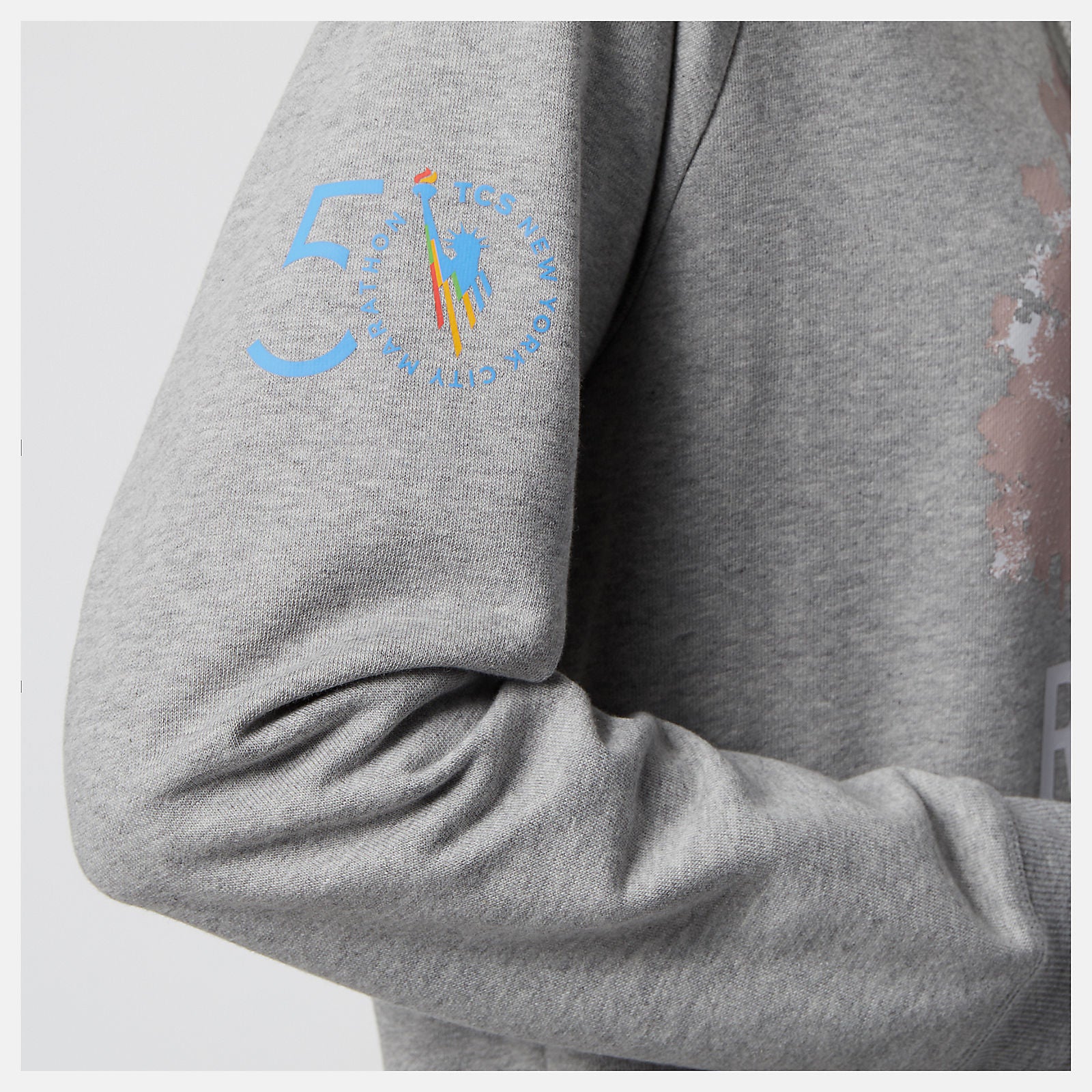NYC Marathon Essentials Pullover Hoodie | New Balance Clothing Athletic Grey - Women