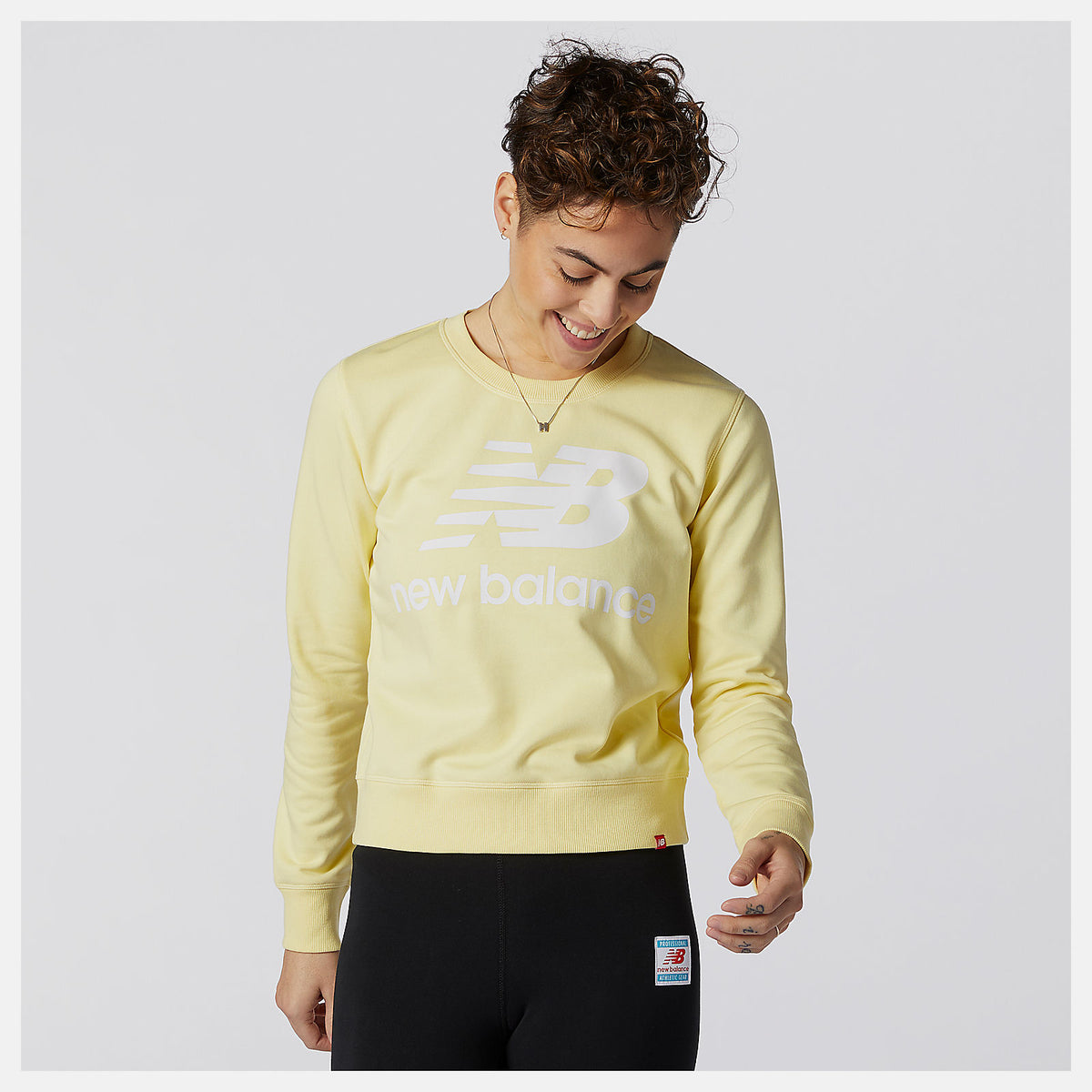 Essentials Crew | New Balance Clothing Lemon Haze - Women