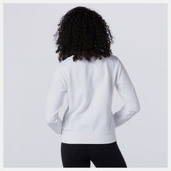 Essentials Crew | New Balance Clothing White/Black - Women