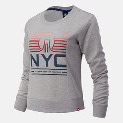 NYC Marathon Essentials Crew | New Balance Clothing Athletic Grey - Women